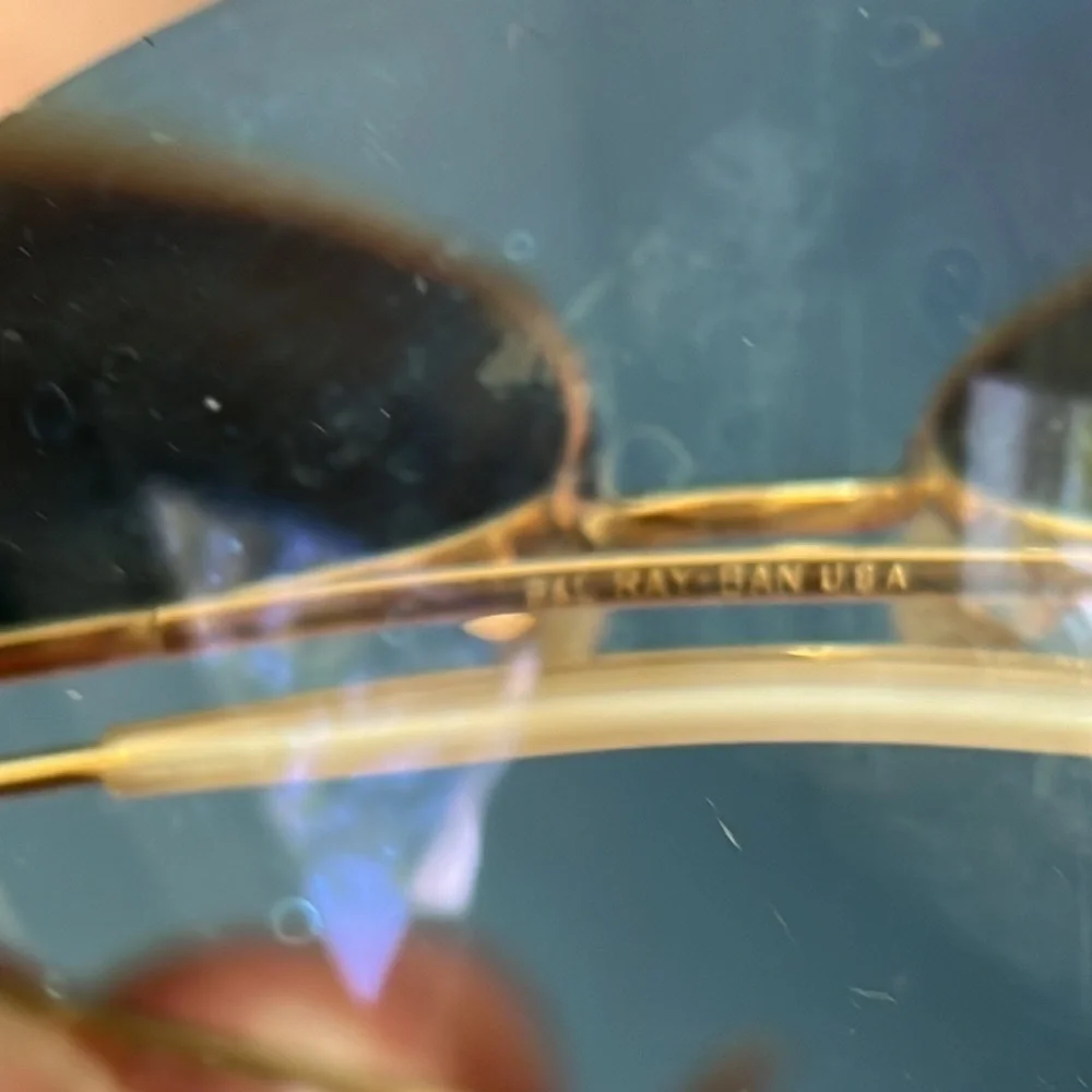 B & L Ray Ban Vintage 12K Gold Filled Aviator Glass Lens Sunglasses - RARE
